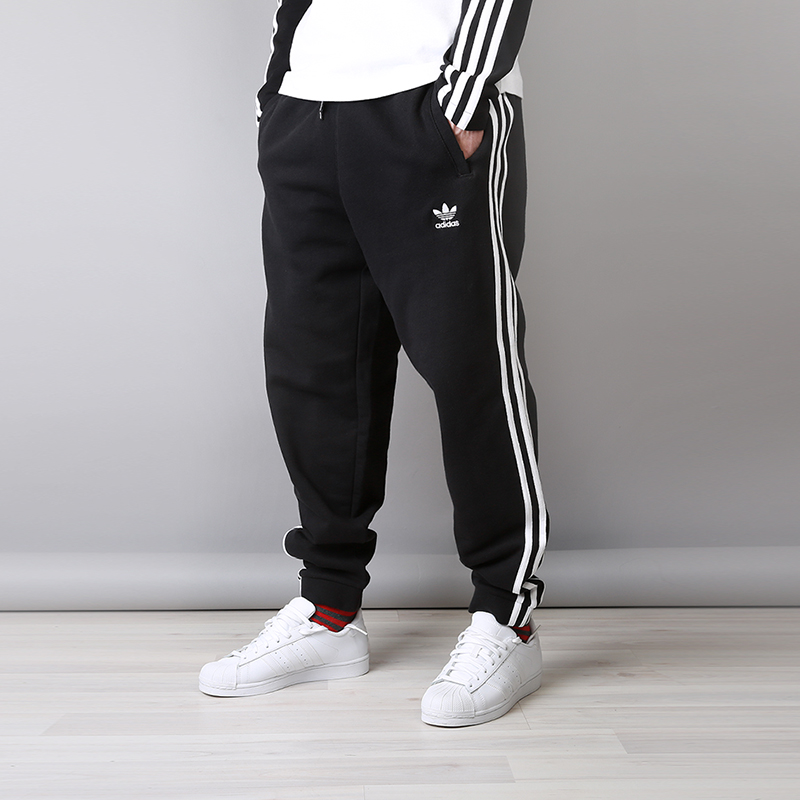 мужские черные брюки adidas 3-Stripes Pants CW2981 - цена, описание, фото 1